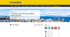 Desktop Screenshot of cheapflights.staging.wpengine.com